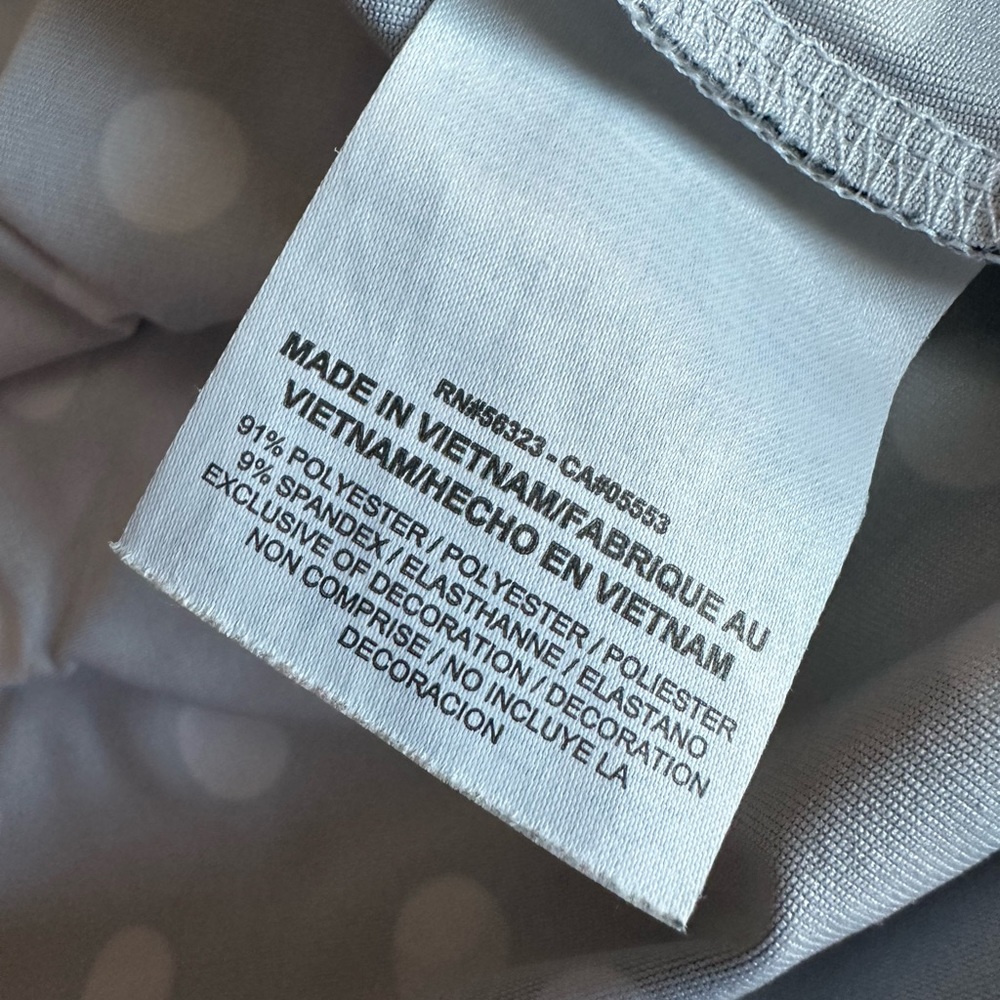 NIKE Golf ⛳️ Ladies Black & White Polka Dot Dri-Fit Sleeveless Golf Shirt - Sz S - Picture 10 of 12